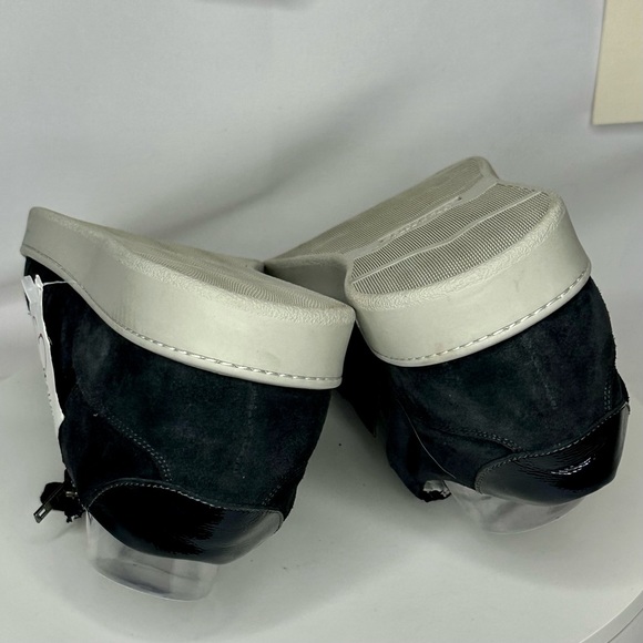 NWT David Tate Traveler Women's Zipper Sneakers Navy Blue Suede Size 13 - Picture 10 of 15